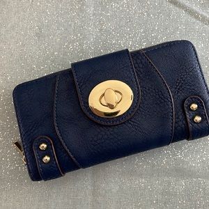 Dark Blue Charming Charlie Wallet/Clutch